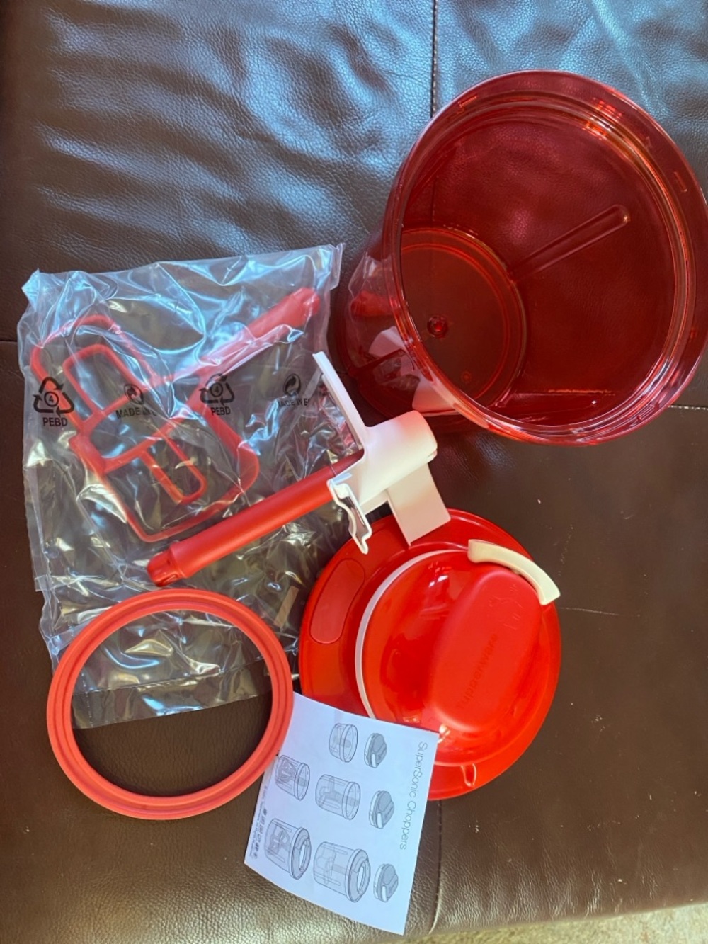 Tupperware POWER CHEF SUPERSONIC™ CHOPPER 5.5 Cup 1.35 Liter Food Processor Prep - Picture 5 of 8